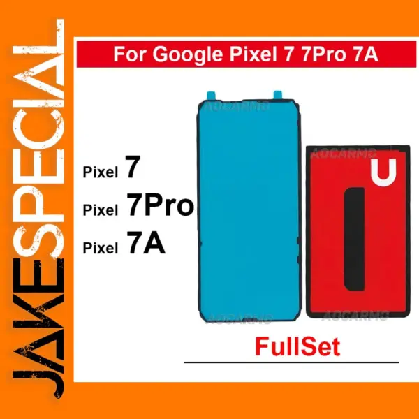 Google Pixel 7 Pro 7A Back Adhesive Sticker