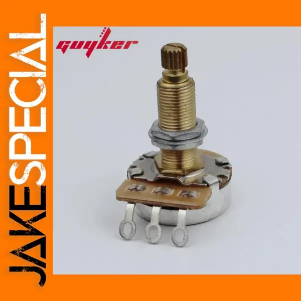 A500K Brass Long Shaft Potentiometer for Guitar
