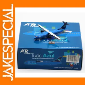 Collectible Blue ATR 72-500 Diecast Aircraft Model