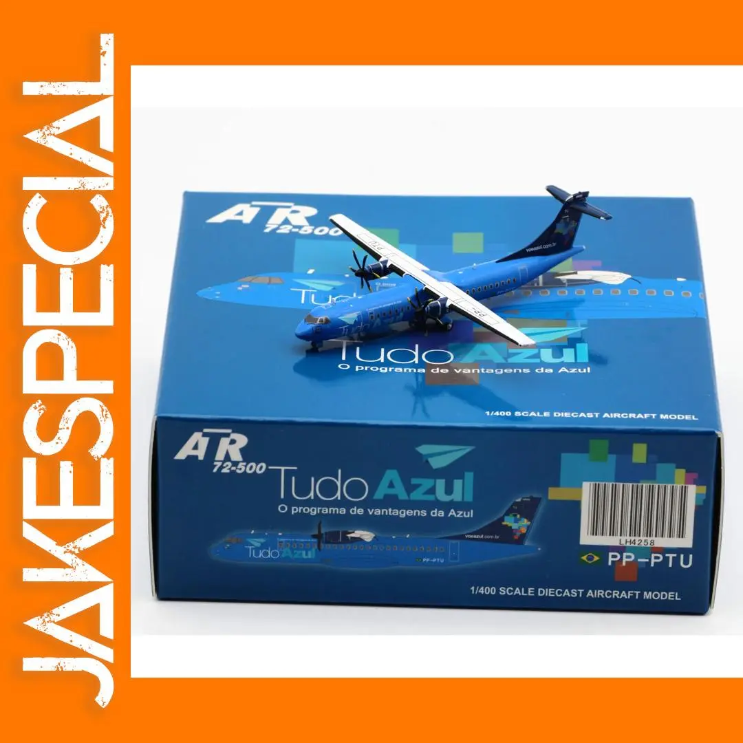 Collectible Blue ATR 72-500 Diecast Aircraft Model 1 Collectible Blue ATR 72-500 Diecast Aircraft Model