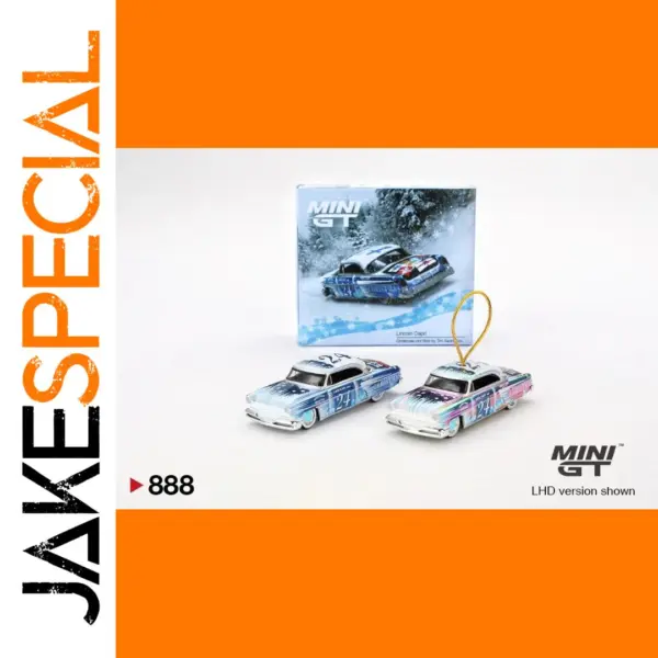 1/64 Lincoln Capri Christmas Hot Rod Model
