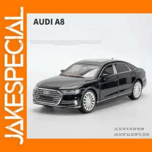 1:24 Audi A8 Diecast Model Car with Lights