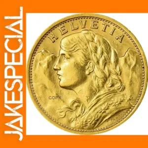 Switzerland 20 Francs 1900 Commemorative Coin