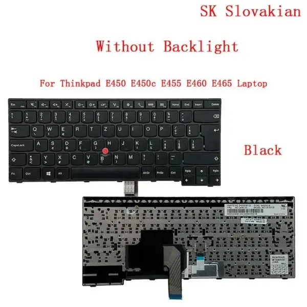 German Swiss QWERTZ Keyboard for Lenovo Thinkpad E450-E465 - Image 12
