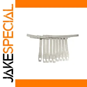 9 Pcs Stainless Steel Guitar Radius Gauges