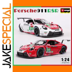 Burago 1:24 911 RSR LM Racing Model