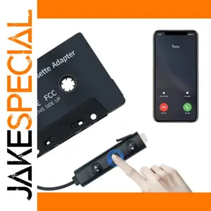 Bluetooth 5.1 Car Cassette Adapter with USB
