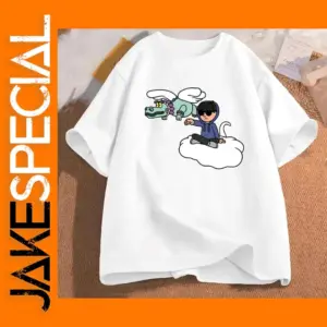 Cartoon Print T-Shirt for Juniors