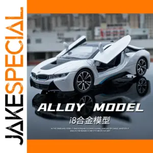 Diecast BMW I8 Sports Car Model Toy