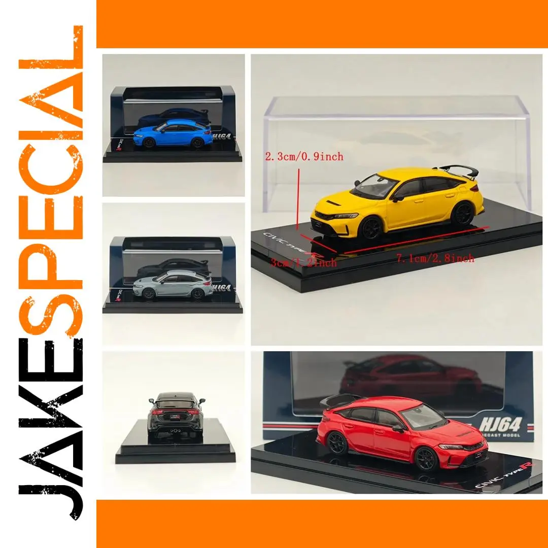 1/64 CIVIC TYPE R Diecast Model Car Collection 1 1/64 CIVIC TYPE R Diecast Model Car Collection