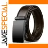 Men's Automatic Buckle Leather Business Belt