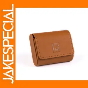 KBEAR Elegant Leather Earphone Case for Earbuds
