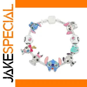 Lilo and Stitch Beaded Charm Bracelet