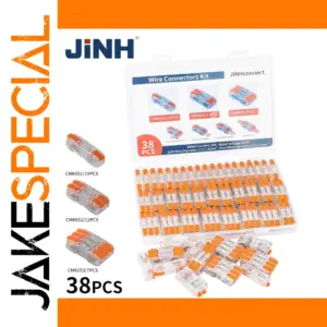 JINH 38Pcs CMK65 Connector Nuts Assortment Kit