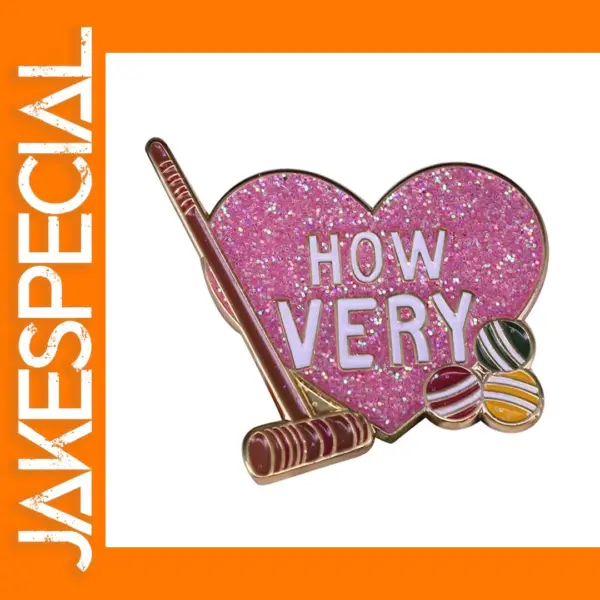 Heart Shaped How Very Enamel Pin Brooch