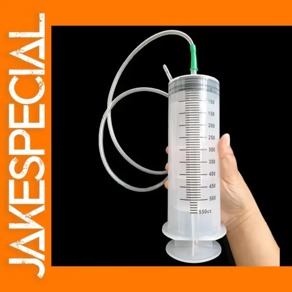 550 ML Reusable Syringe with Hose for Oil