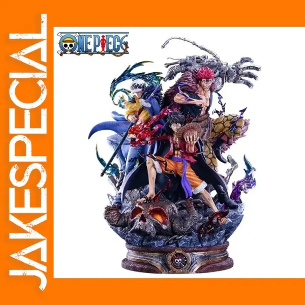 23cm PVC One Piece Luffy & Trafalgar Figure