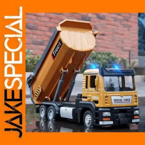 1:32 Yellow Metal Diecast Dump Truck Model