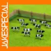60pcs N Scale 1:160 Painted Farm Cows