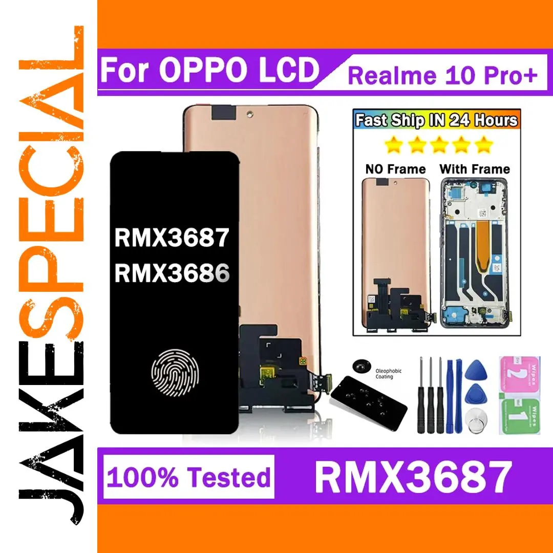 6.7 inches AMOLED LCD Touch Screen for Oppo Realme 10 Pro+ 1 6.7 inches AMOLED LCD Touch Screen for Oppo Realme 10 Pro+