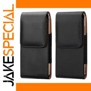 Universal Leather Phone Pouch for 3.5-6.3 inches Devices
