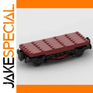 93PCS Cargo Flatcar Train Tank Wagon Set