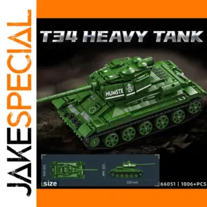 T34 Heavy Tank Building Block Model Set