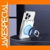 Magnetic Wallet and Phone Ring Holder for iPhone