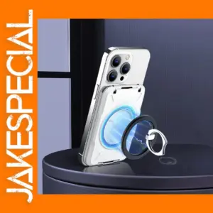 Magnetic Wallet and Phone Ring Holder for iPhone