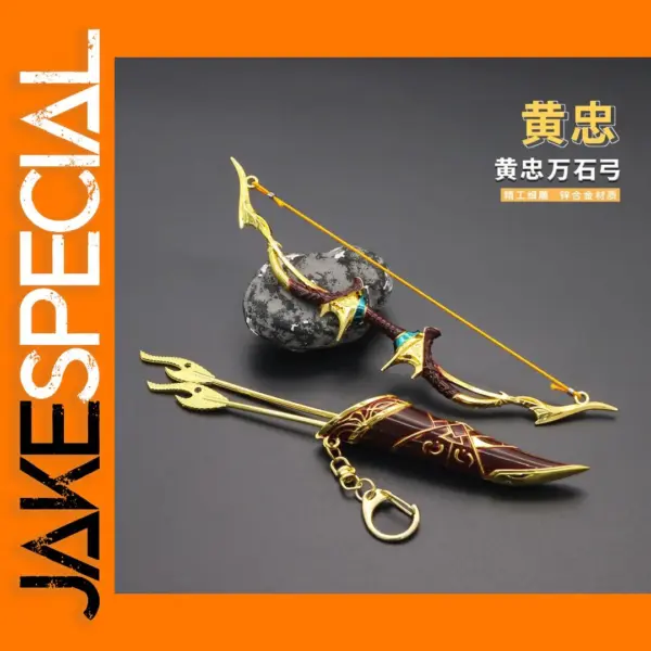 18cm Metal Bow and Arrow Model Ornament