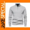 Men's Autumn Winter Cotton Zipper Cardigan