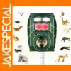 Solar Ultrasonic Animal Repeller with Flashing Light