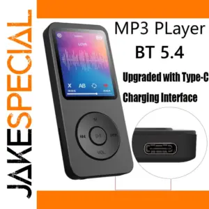 1.8 Inch Bluetooth MP3 Player with FM Radio