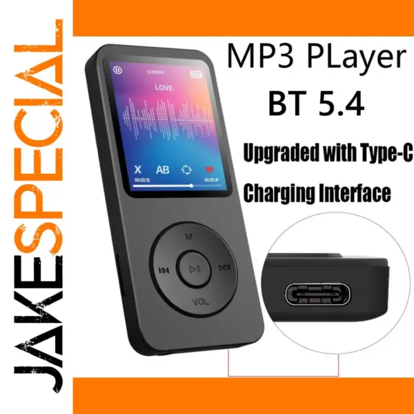 1.8 Inch Bluetooth MP3 Player with FM Radio