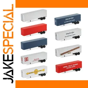 HO Scale Model Trailers Pack of 2