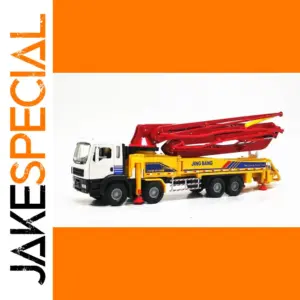 1:50 Alloy Concrete Pump Truck Model for Collectors