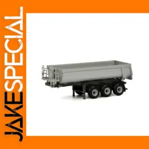 1:50 Scale 3-Axle Alloy Tip Trailer Model