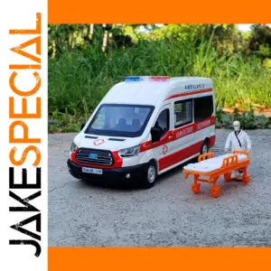 1:34 Scale Ford Transit Ambulance Model Car