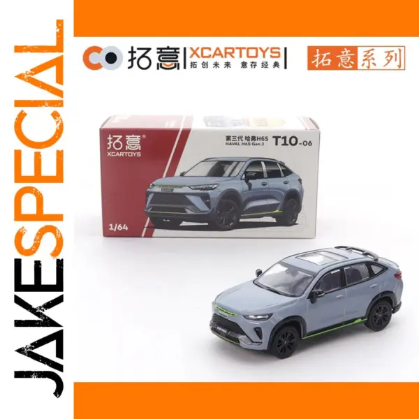 1/64 Scale Haval H6S Diecast Car Model