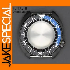 45mm Black Waterproof Watch Case for Seiko