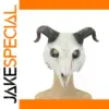 Goat Skull Horn Mask for Halloween Cosplay