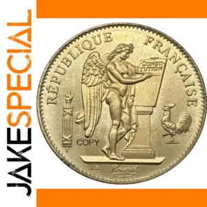 1887 50 Francs Liberty Commemorative Replica Coin