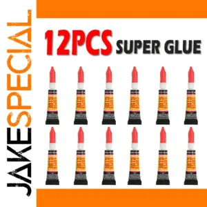 3-12pcs Transparent Liquid Super Glue for Crafts