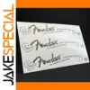 Water Slide Guitar Logo Decals for Jazzmaster