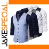 Men's Plaid Formal Waistcoat for Events