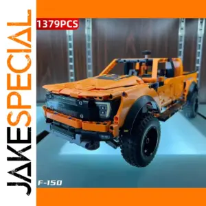 1379PCS F-150 Pickup Truck Racing Car Building Set