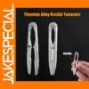 TC4 Titanium Steel Multifunctional Tweezer Tool