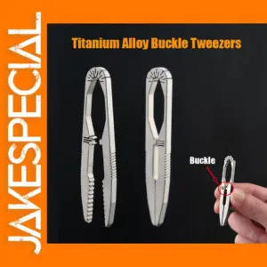 TC4 Titanium Steel Multifunctional Tweezer Tool