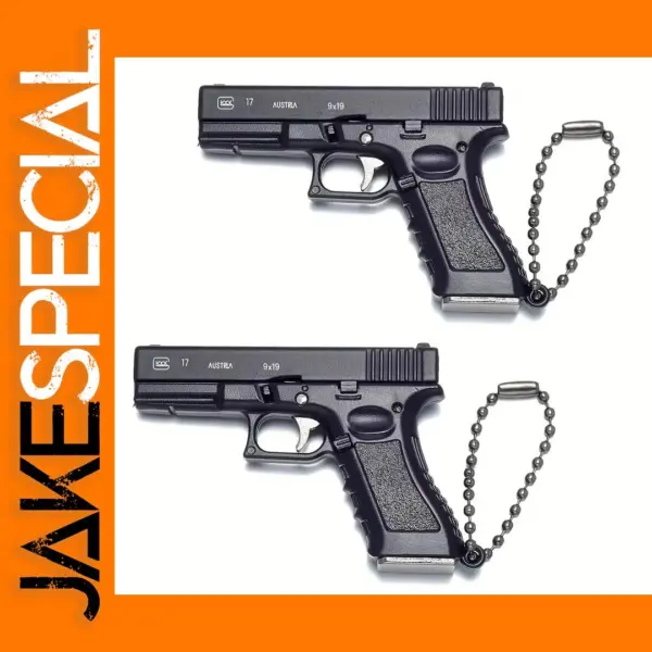 Glock 17 Mini Keychain Pistol Model Toy