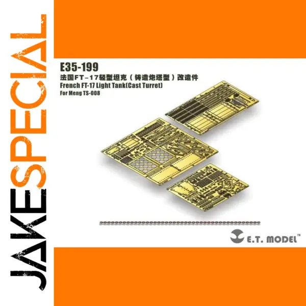 E.T. Model 1/35 FT-17 Tank Upgrade Kit